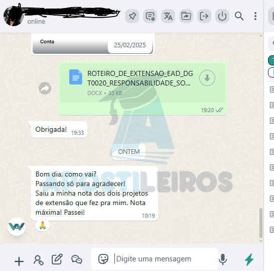 Projeto de Extensão Nota Máxima Estácio de Sá