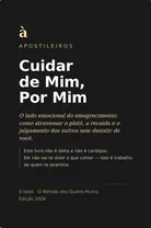 Capa do e-book Cuidar de Mim, Por Mim