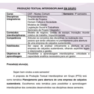 Portfólio Calçados Sustentáveis
