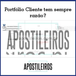 Portfólio Cliente tem sempre razão?