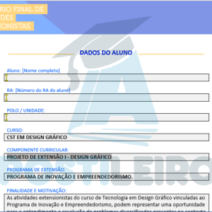 Projeto de Extensão I - Design Gráfico