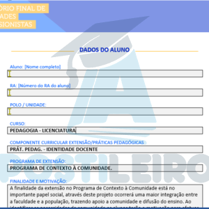 Práticas Pedagógicas Identidade docente – Pedagogia