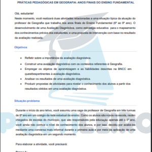 praticas pedagogicas em geografia